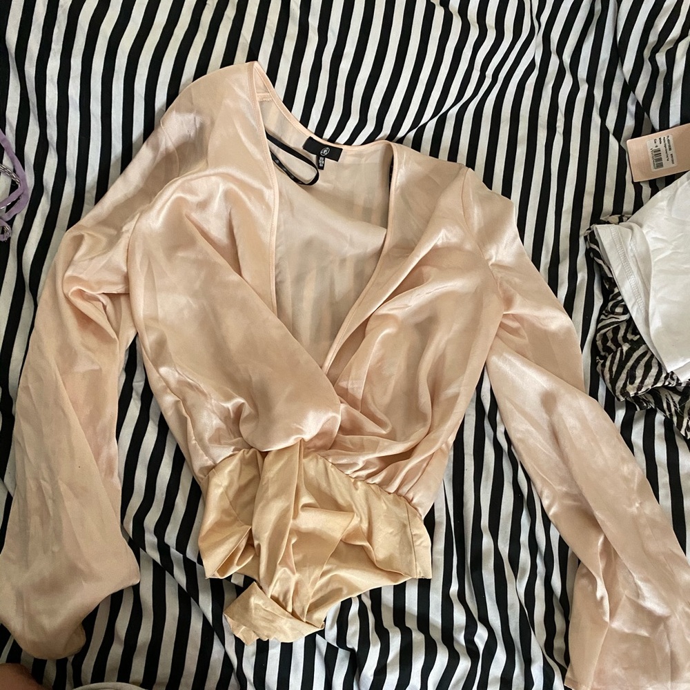 Draped bodysuit
